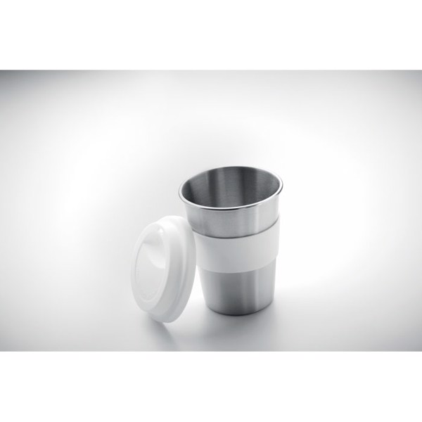 Tumbler stainless steel 350ml Irmug - White