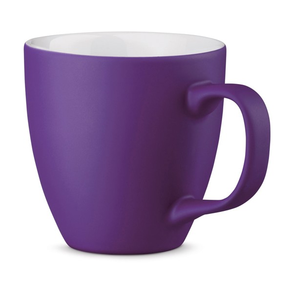 Porcelanasta skodelica, 450 ml PANTHONY MAT - Vijolična