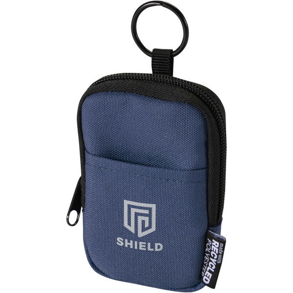 Petite pochette Byron Clip & Go recyclée certifiée GRS de 0,2 L - Marine