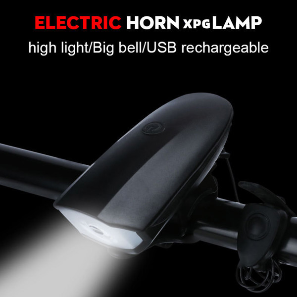Bicycle light with horn