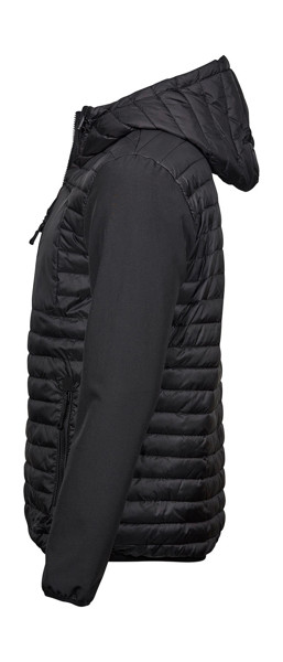 Hooded Crossover Jacket - Black / XL