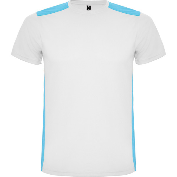 T-Shirt Detroit - WHITE/TURQUOISE / L