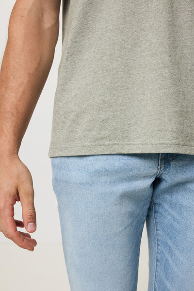 T-shirt léger en coton recyclé IQONIQ Sierra - Light Heather Green / XXS