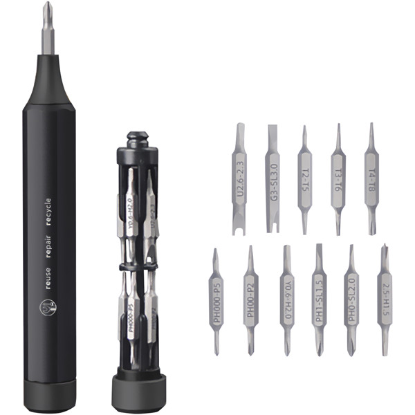 Conjunto de chaves de 10 peças multiusos para parafusos "SCX.design T18"