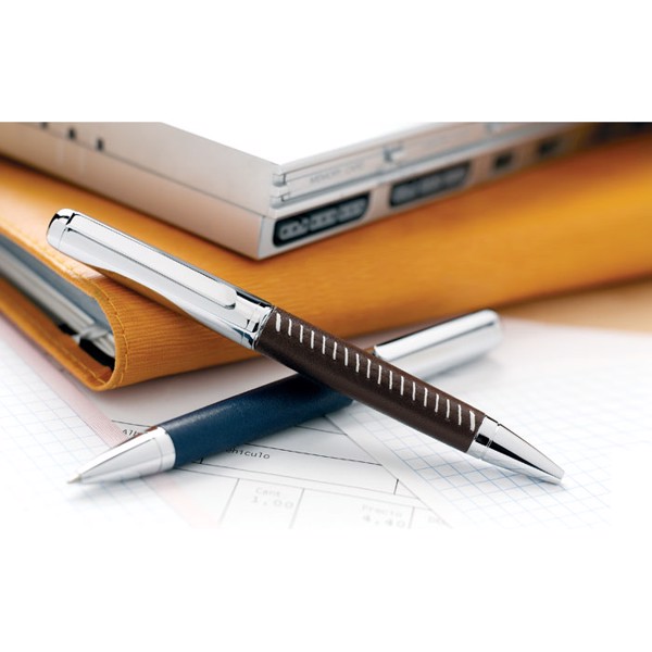 Premier ball pen metal,chrome finish,boxed