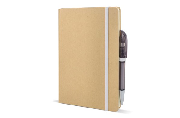 Carnet de notes papier Kraft A5 - Blanc