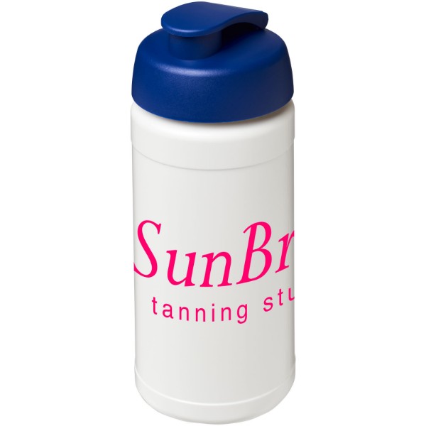 Bouteille de sport Baseline® Plus 500ml - Blanc / Bleu