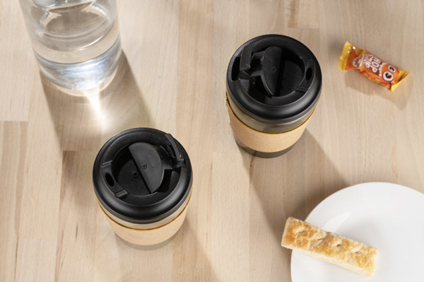 Thermal mug CAFFEZ 350 ml - silver
