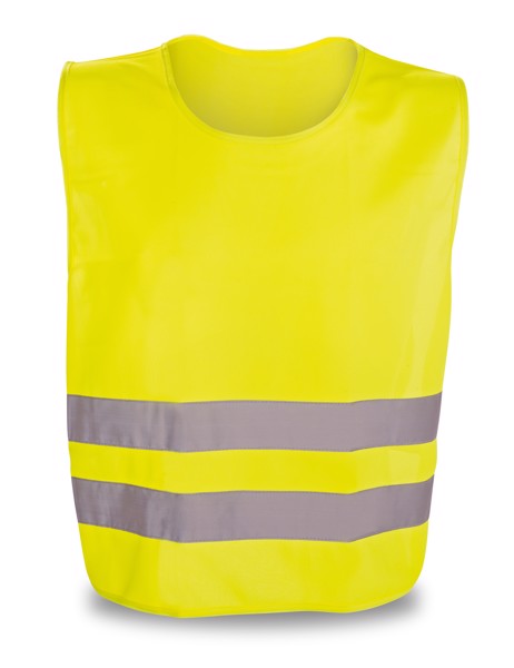 THIEM. 100% polyester high visibility vest - Yellow