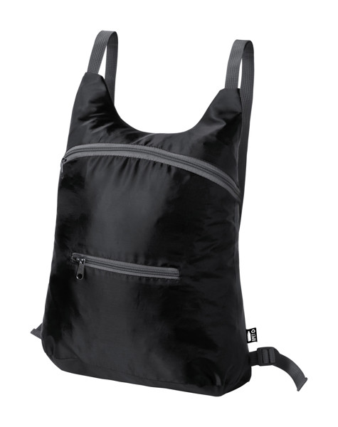 Foldable Rpet Backpack Lirox - Black