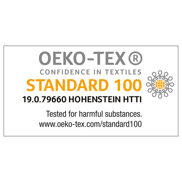ECO Tex standard 100 certified Gymbag from environmentally friendly cotton (140g/m) - Black