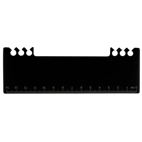 Memo holder, notebook, ball pen, ruler, sticky notes - black