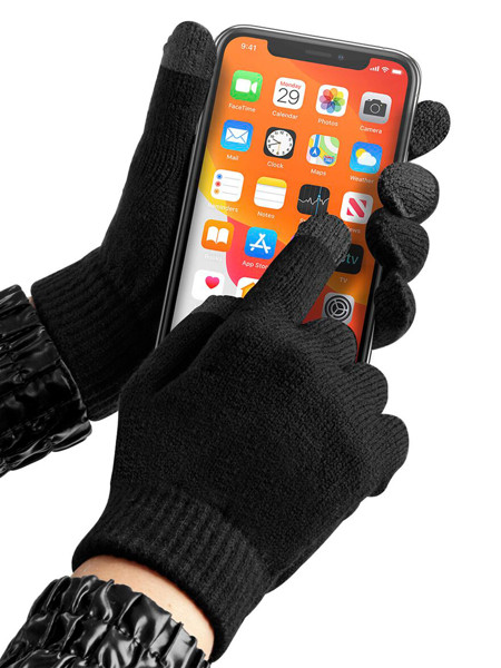 Touchscreen Smart Gloves - Black / L/XL