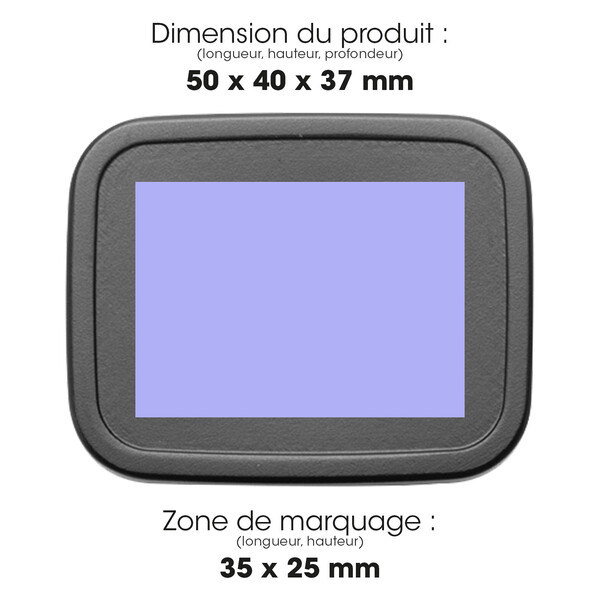 ALLO2 - BND405 - Support magnétique universel pour ventilation de voiture en ABS recyclé