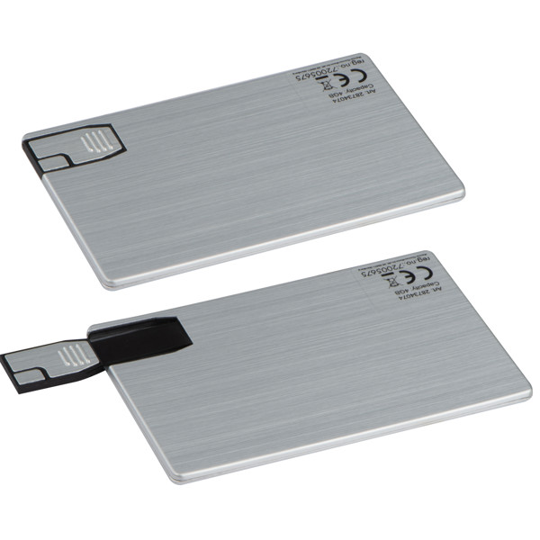 USB, 4GB, de pe stoc - Silvergrey