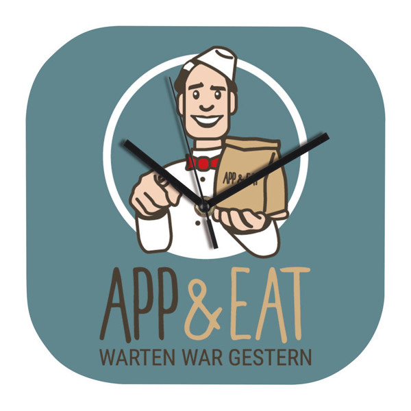 Wanduhr mit Allover Ziffernblatt Bel Air