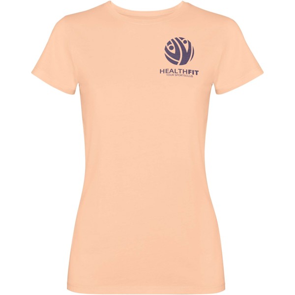 T-shirt a maniche corte da donna da 180 g/m² Fiyi - Arancione chiaro / XL