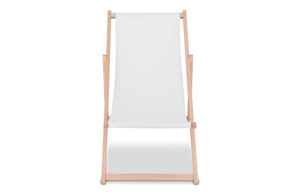 Klappbare Sublimations Liegestuhl - Weiss