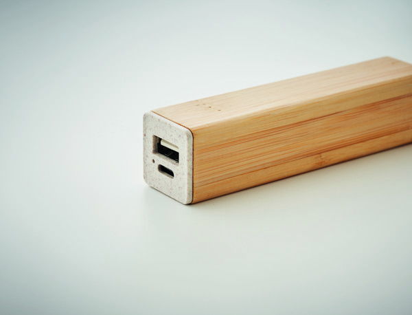 Powerbamc bamboo power bank, 2600 mAh