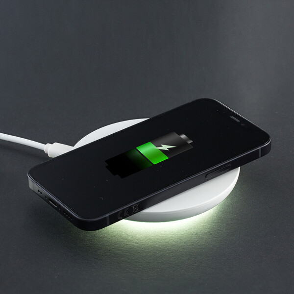 Chargeur Sans Fil NOMEXY - blanc / 15 Watt