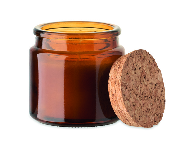 Kerze aus Pflanzenwachs 70g Valo - Braun