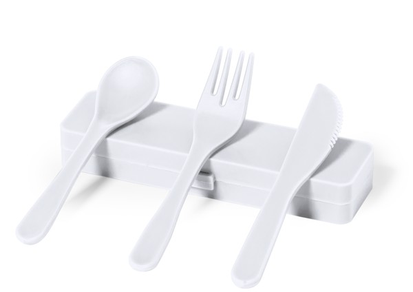 Set Couverts Florax - Blanc