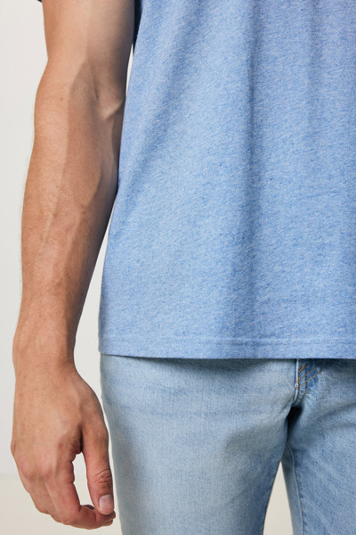 T-shirt léger en coton recyclé IQONIQ Sierra - Light Heather Blue / XXXL