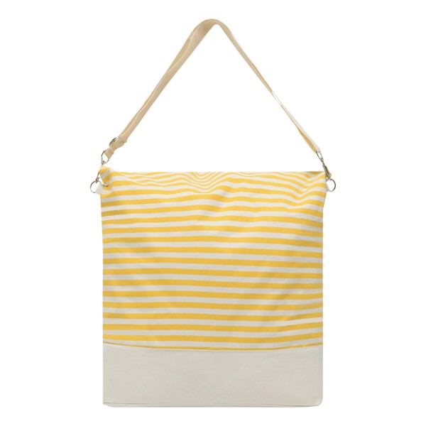 Strandtasche Juist - Beige / Gelb