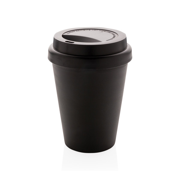 Opakovane použiteľný hrnček s dvojitou stenou 300 ml - Čierna