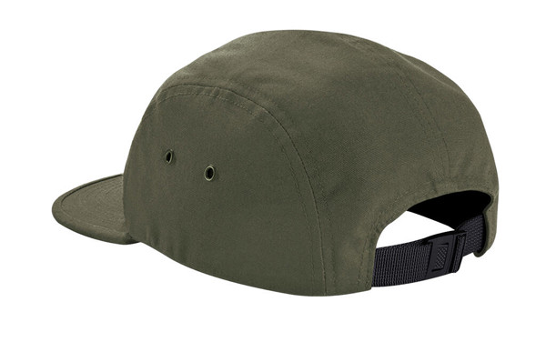 Canvas 5 Panel Cap - Black / ONE SIZE