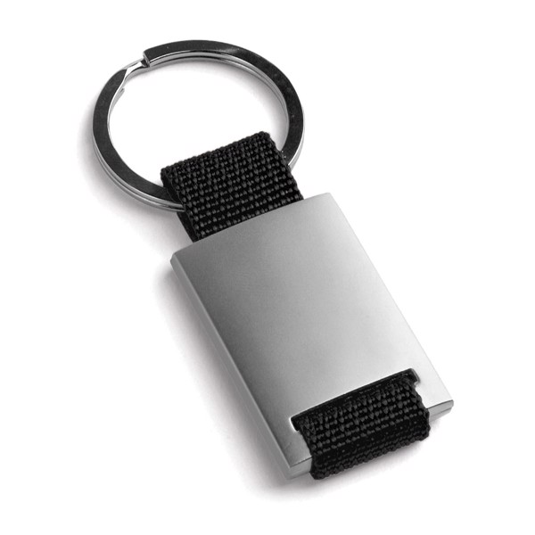 GRIPITCH. Metal keyring - Black