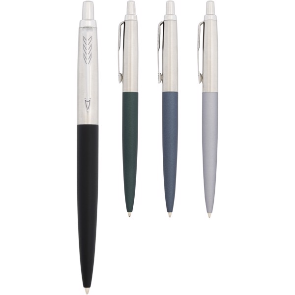 Parker Jotter XL matte with chrome trim ballpoint pen (blue ink) - Solid Black