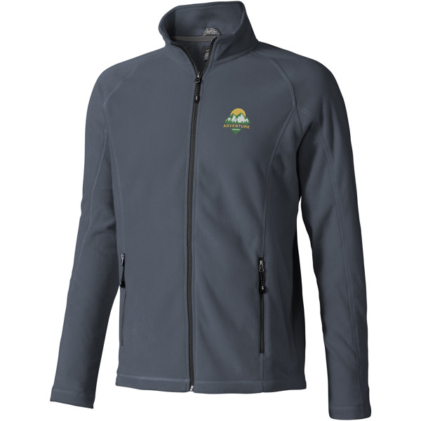 Rixford men's full zip fleece jacket - Storm grey / S