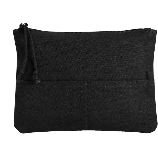 Citizen Green Zipzip organic cotton accessory pouch - Black