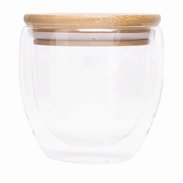 Double-walled glass, capacity approx. 250 ml BAMBOO ART S
