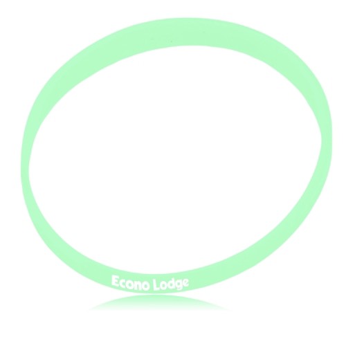 Glow In The Dark Silicone Wristband bracelet