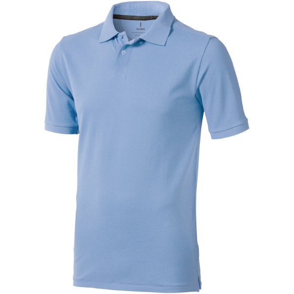 Polo de manga curta para homem de 200 g/m² Calgary - Azul claro / XXL