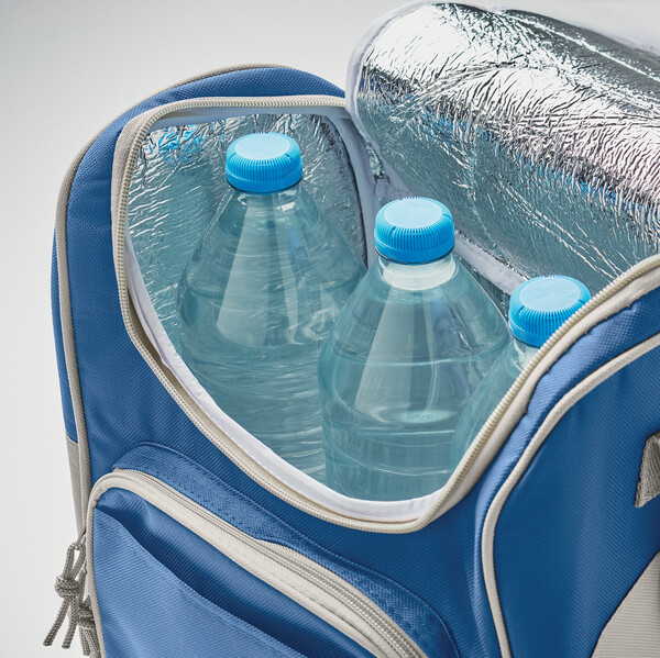 Sac isotherme avec poche Zipper - Bleu Royal