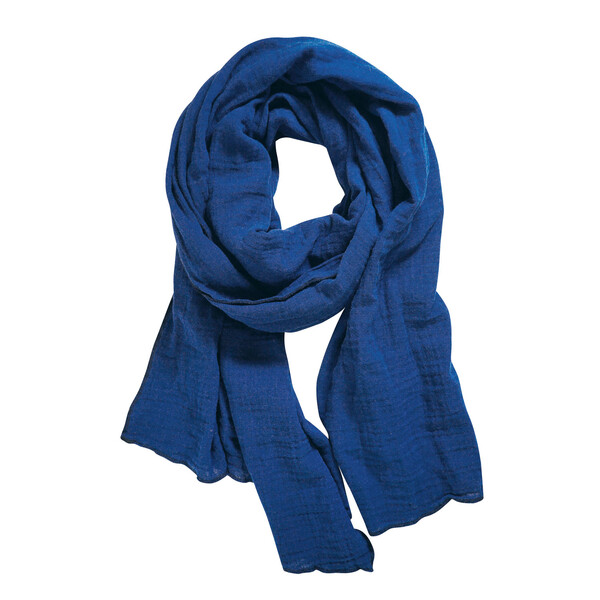 Chèche coton 150g SCARFY - bleu