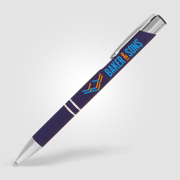 Stylo Crosby Métal - Violet foncé / Laser