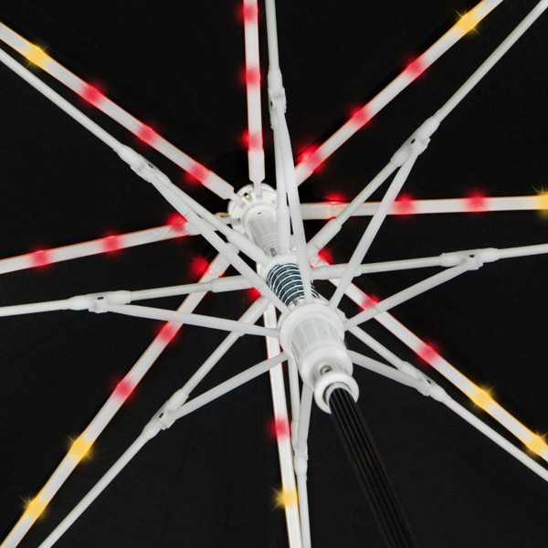 FALCONE - Parapluie LED - Automatique - Impermable au vent -  104 cm - Noir
