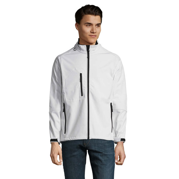 RELAX SOFTSHELL ZIPPED - White / XXL