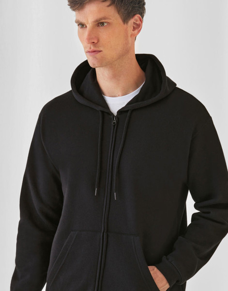 Id.205 50 / 50 Hooded Full Zip Sweat Unisex - Black / XS