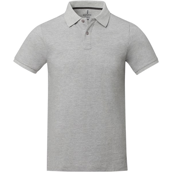 Polo manches courtes homme Calgary - Gris mélangé / M