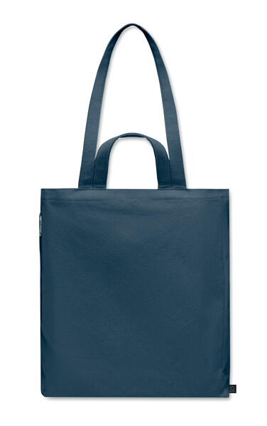 Sac shopping en coton recyclé Gave Colour - Bleu