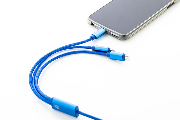 Câble Chargeur Usb Ralong - Bleu