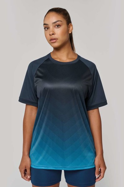 Unisex Multisport Sublimated Polyester Jersey - Black / L
