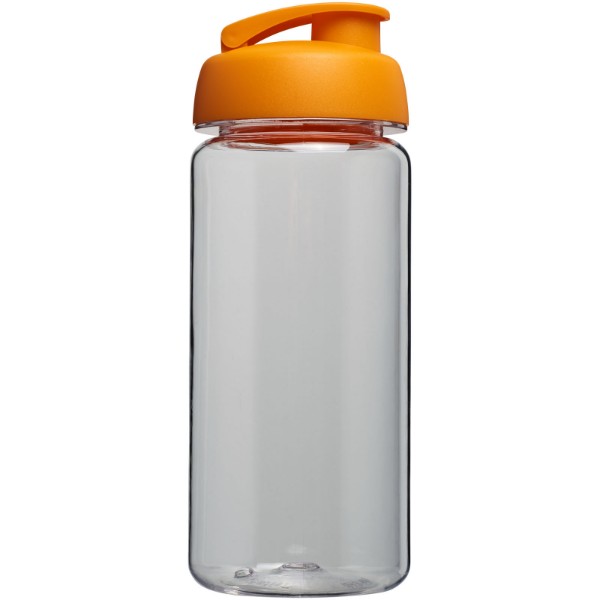 Sportovní láhev s vyklápěcím víčkem Octave Tritan™ 600 ml - Průhledná / 0ranžová