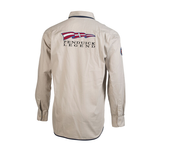 Chemise avec broderies et écussons Pen Duick - BEIGE / XXL