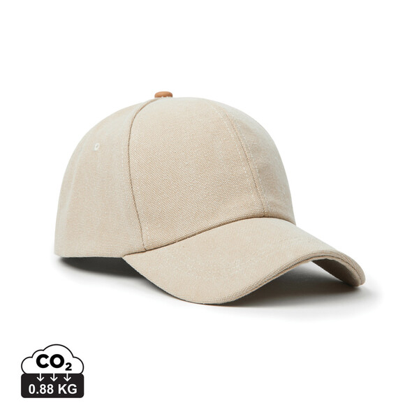 VINGA Bosler AWARE™ recycled canvas cap - Beige